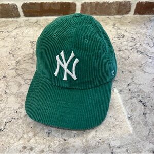 47 New York Yankees Green Corduroy Hat